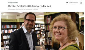 Richter Schleif trifft den Nerv der Zeit | Pressebericht | Thorsten Schleif