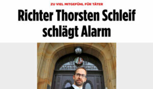 Richter Thorsten Schleif schlägt Alarm | Pressebericht | Thorsten Schleif