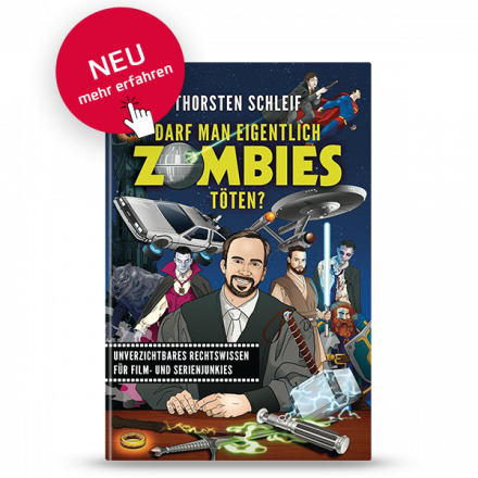 Neu: Darf man Zombies eigentlich töten? | Buch Cover | Thorsten Schleif